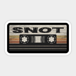 Snot Mix Tape Sticker